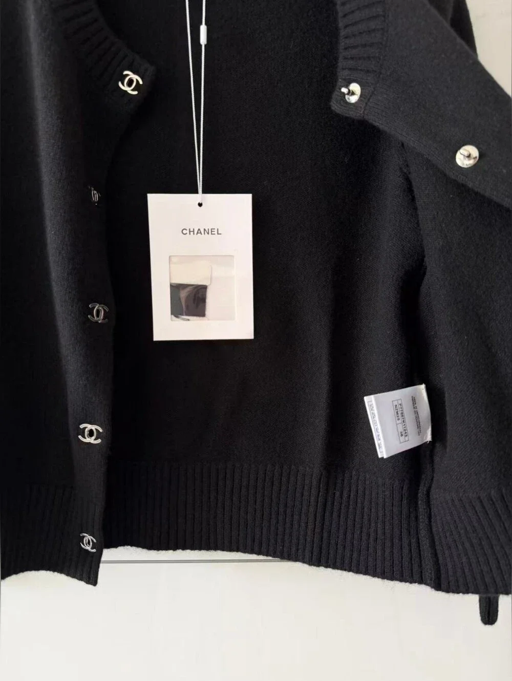Chanel Black Knit Cardigan